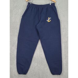 Vintage Lake Superior State Mens Sweatpants Sz XL M.J. Soffe made in‎ USA Blue
